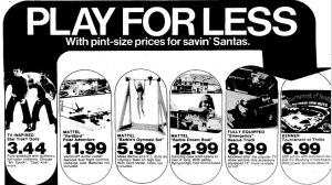 Wisconsin State Journal toy ads: 1970s